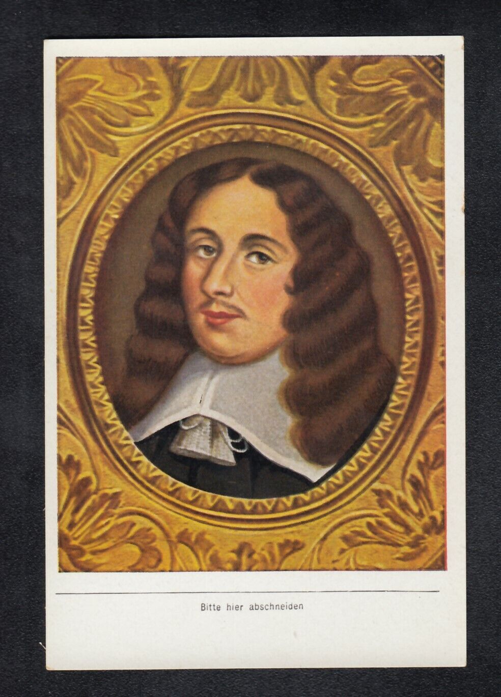 FRANCE 1933 Card of French Playwright Jean-Baptiste Poquelin Molière MOLIERE
