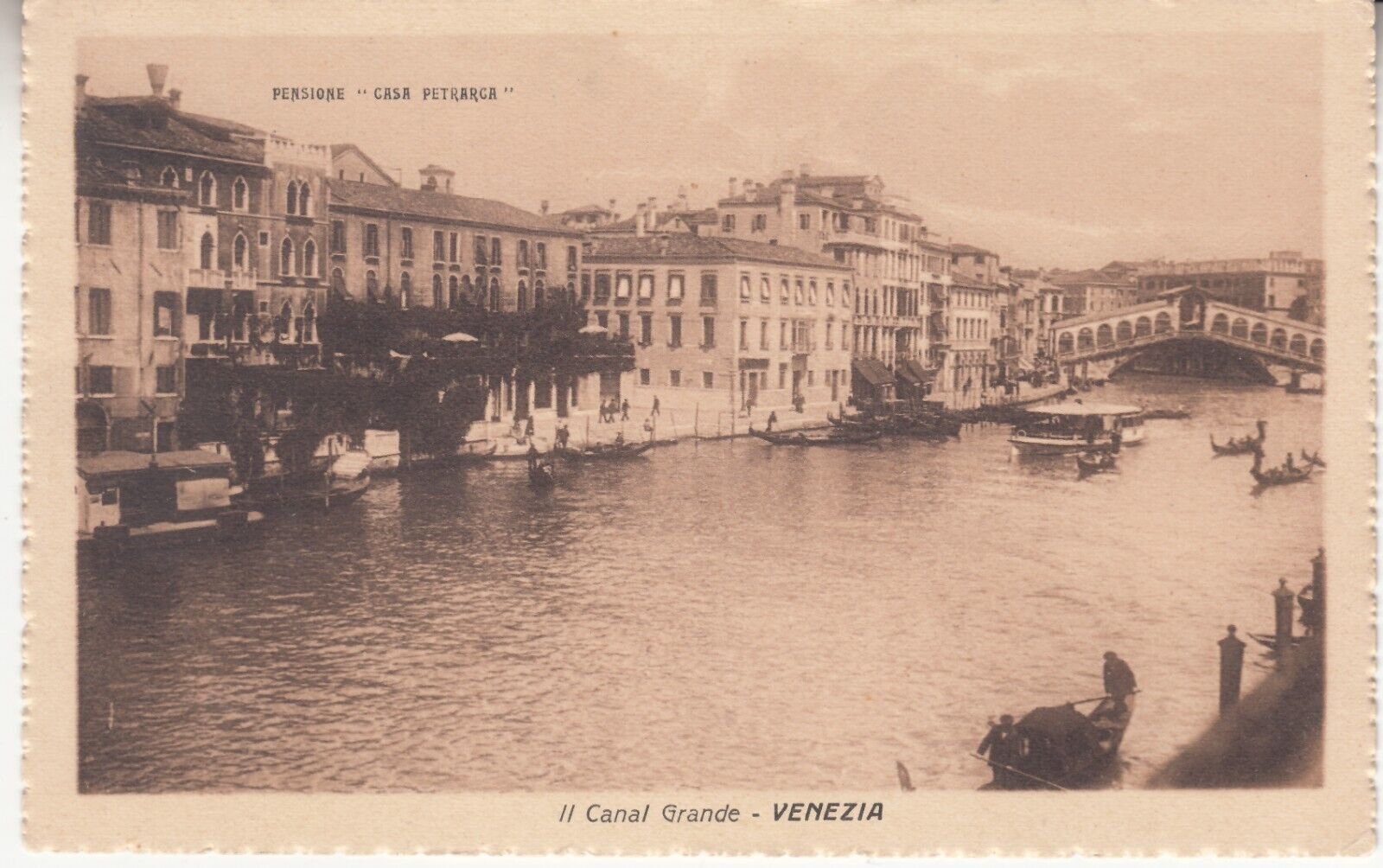 Venice Italy. Grand Canal. Il Canal Grande. Vintage.