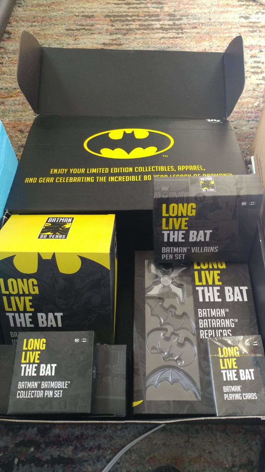 Lot Of Batman  Long Live The Bat Memorabilia