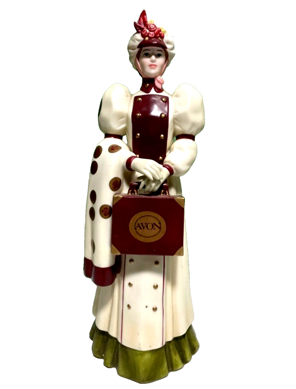 Avon  lady figurine Mrs. Albee Award full-size  10\
