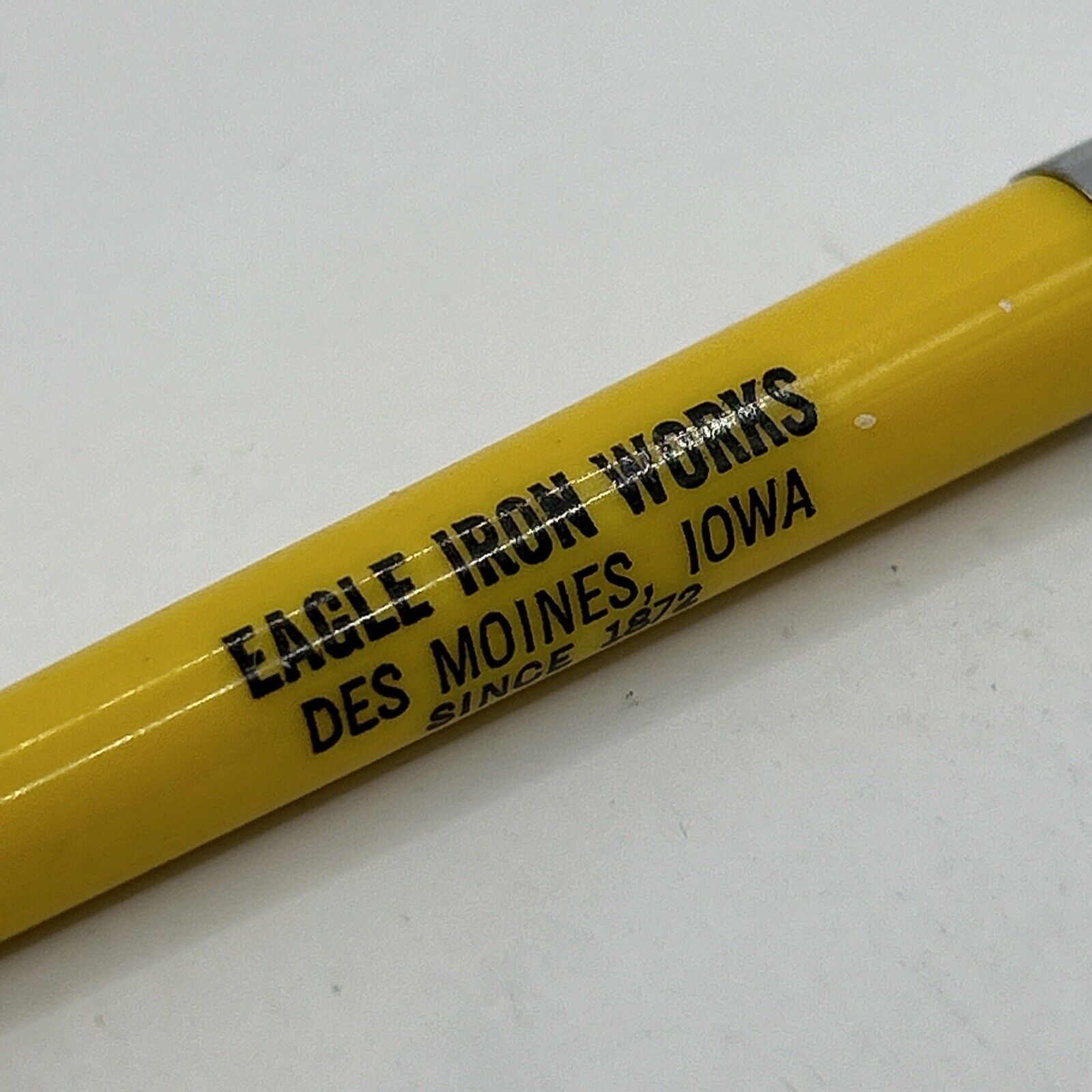 VTG Ballpoint Pen Eagle Iron Works Des Moines IA