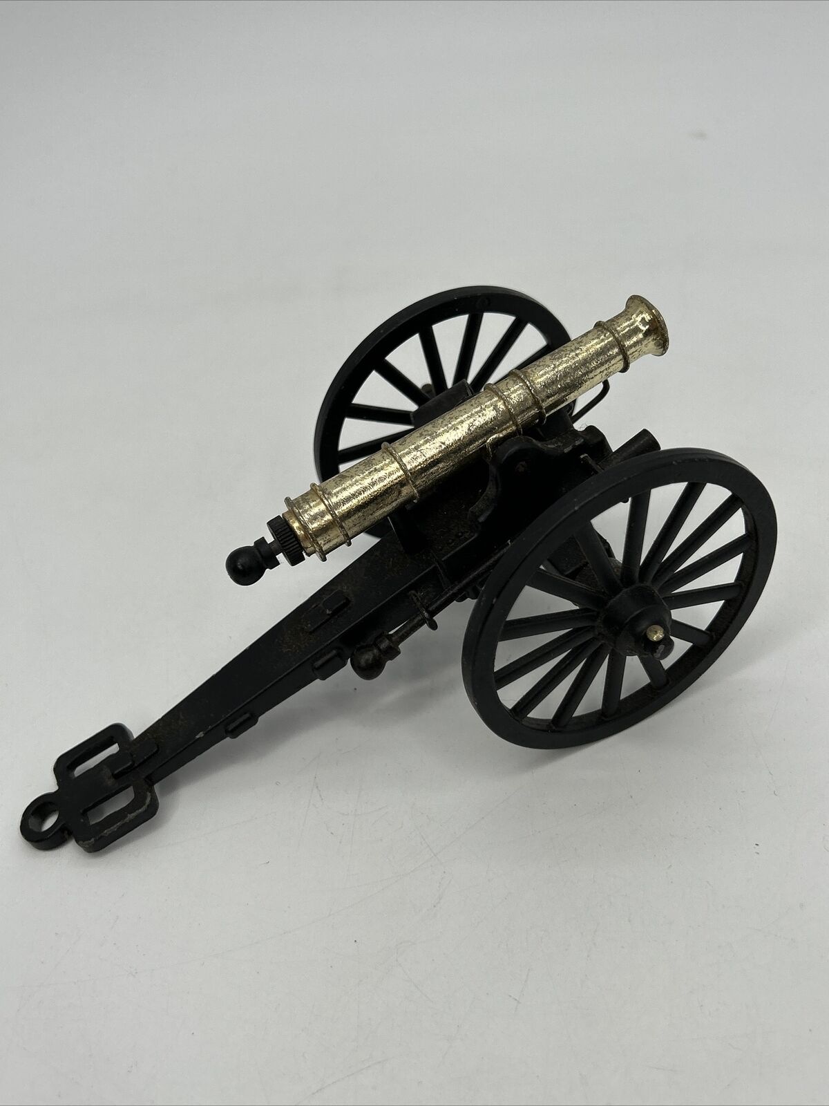 LA Art. 374 Brass Artillery Cannon Towable Minatare Desk Italy Italian
