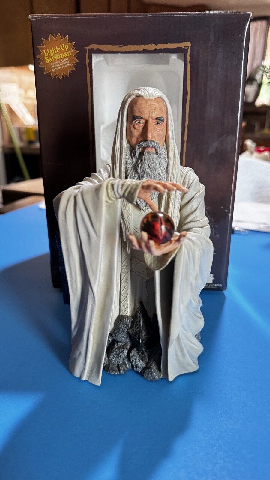 Lord of the Rings SARUMAN Mini Bust statue by Gentle Giant 794/3500 Rare 2007