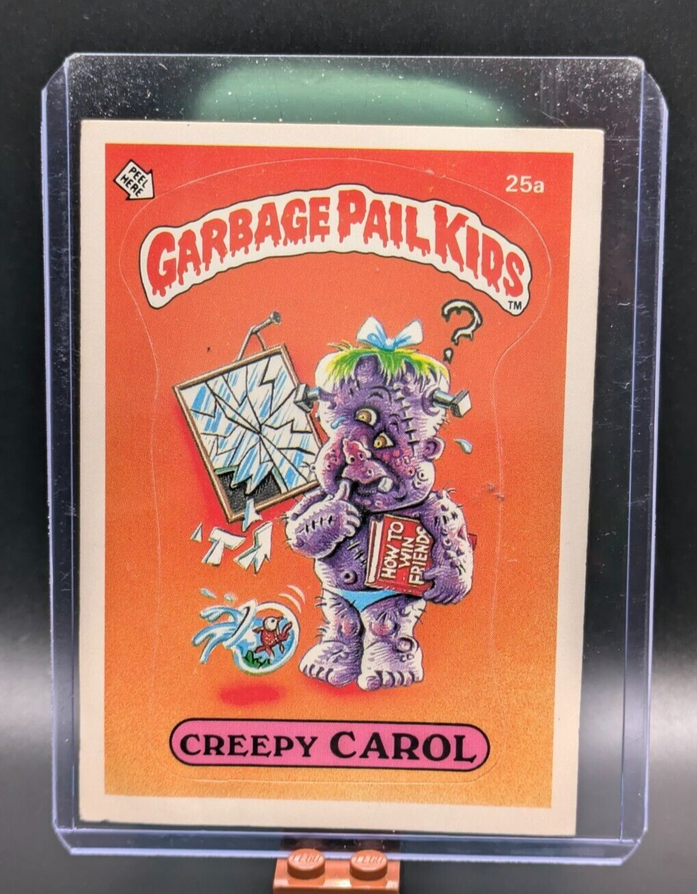 🔥RARE 1985 Topps Garbage Pail Kids🔥Series 1 GPK Vintage 80s🔥#25A CREEPY CAROL