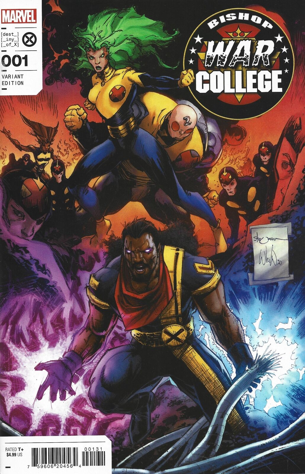 Bishop War College #1 1:50 Larry Stroman Variant Marvel 2023