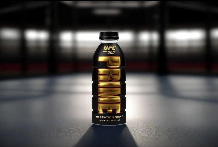 Prime Hydration UFC 300 Limited Edition Drink Logan Paul KSI MIAMI exclusive