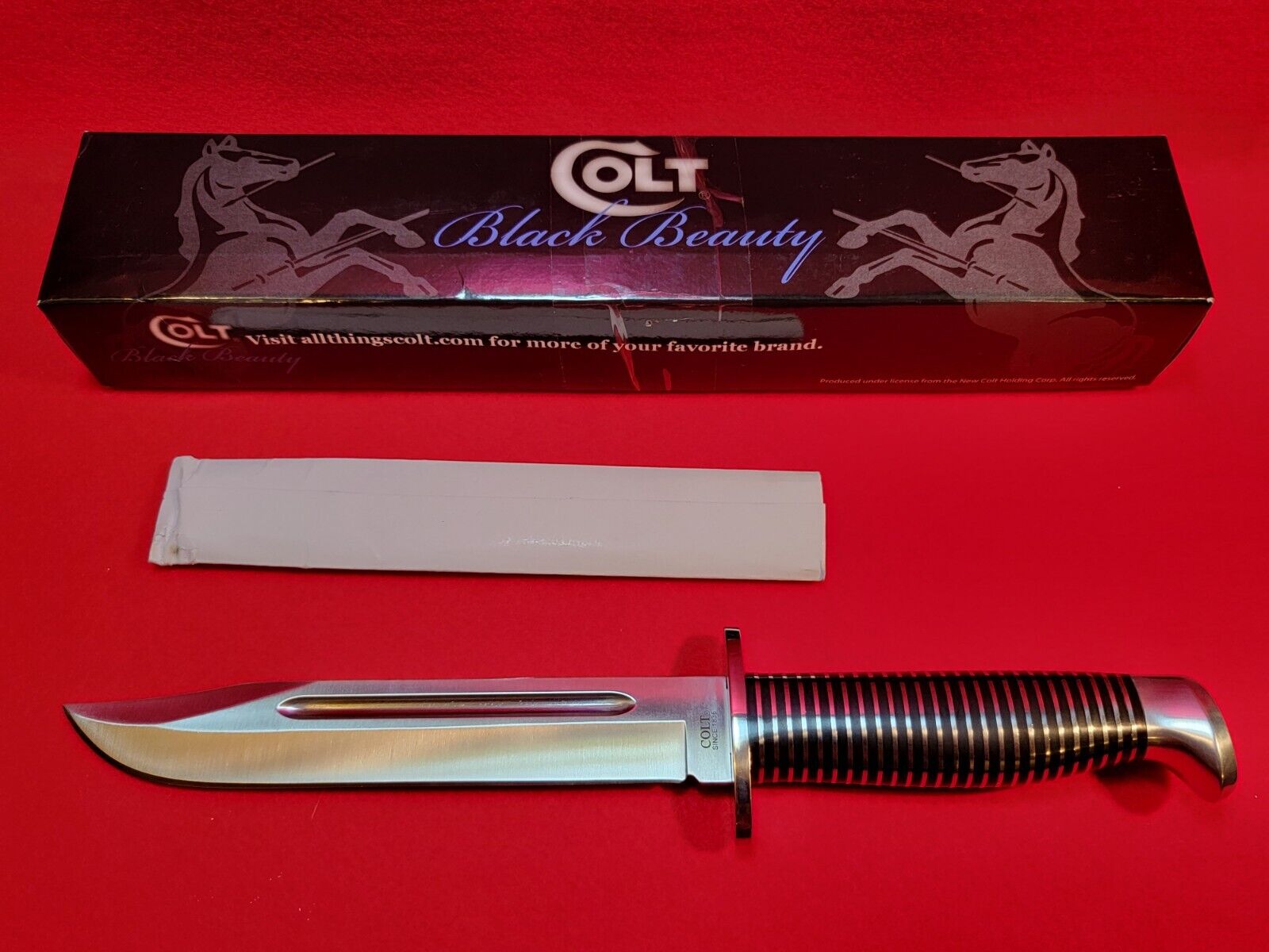 Colt CT491 Black Beauty Skinner Knife, New in Box, One of Four for Sale