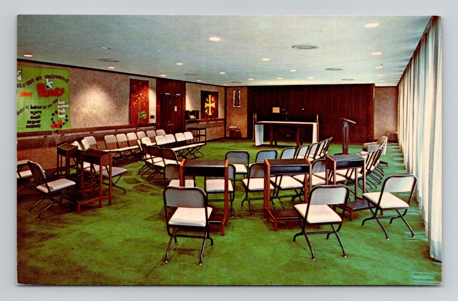 Postcard Lincoln Center Fordham University New York City NY, Vintage Chrome d9