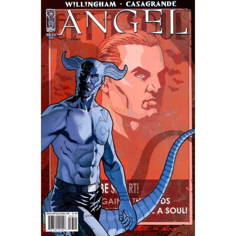 Angel (2009 series) #33 Cover B in Near Mint condition. IDW comics [u%