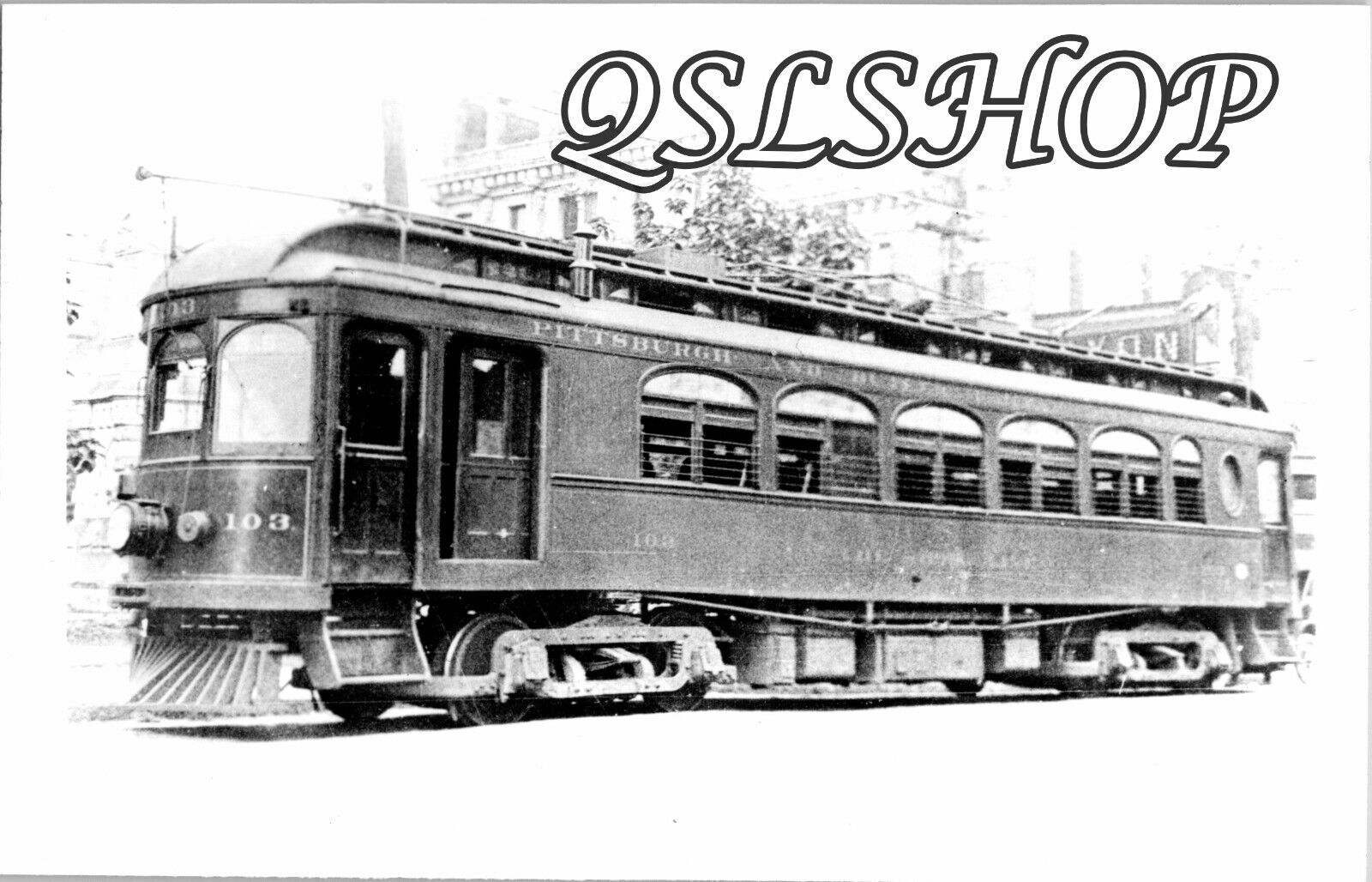 P&BS #103 Pittsburgh Butler Street Railway Trolley Streetcar 2.75\