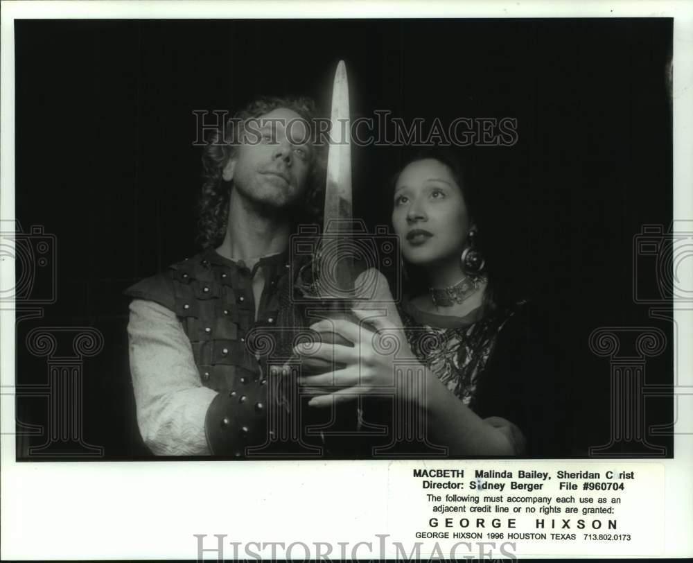 1996 Press Photo The Houston Shakespeare Festival presents Macbeth - hcp08459