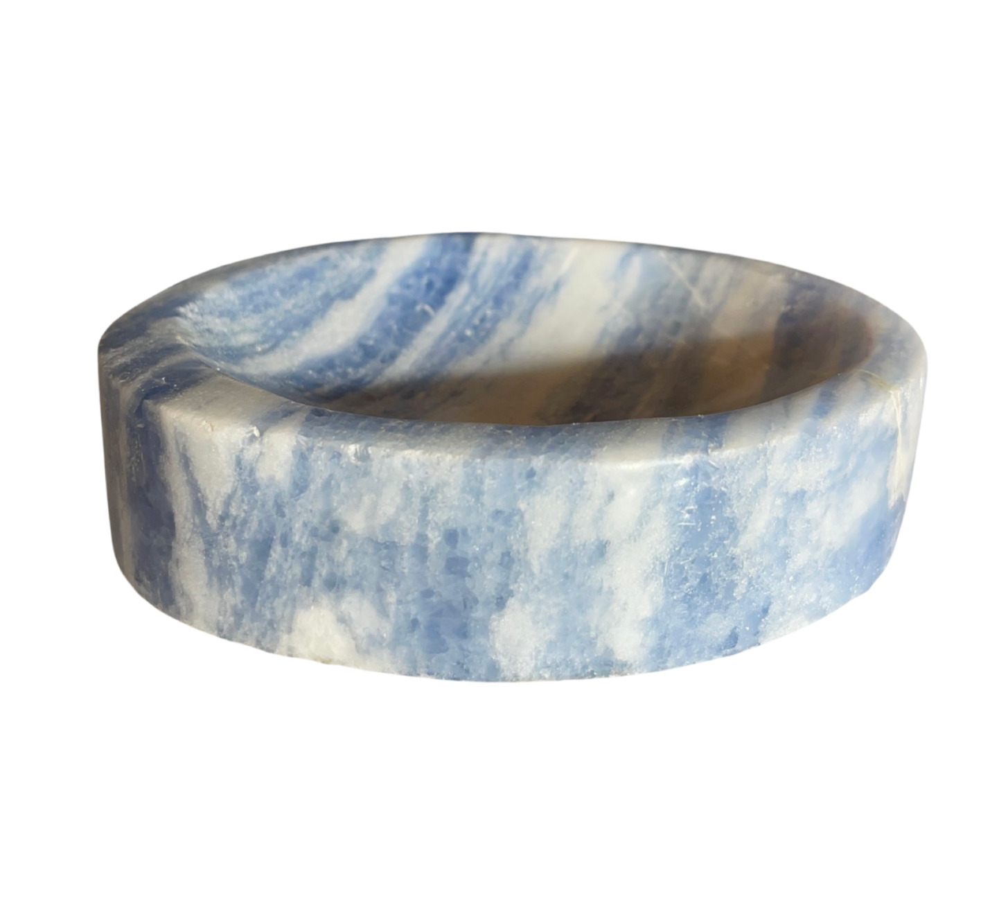 Blue Calcite Bowl - Soothing & Relaxing, Protection