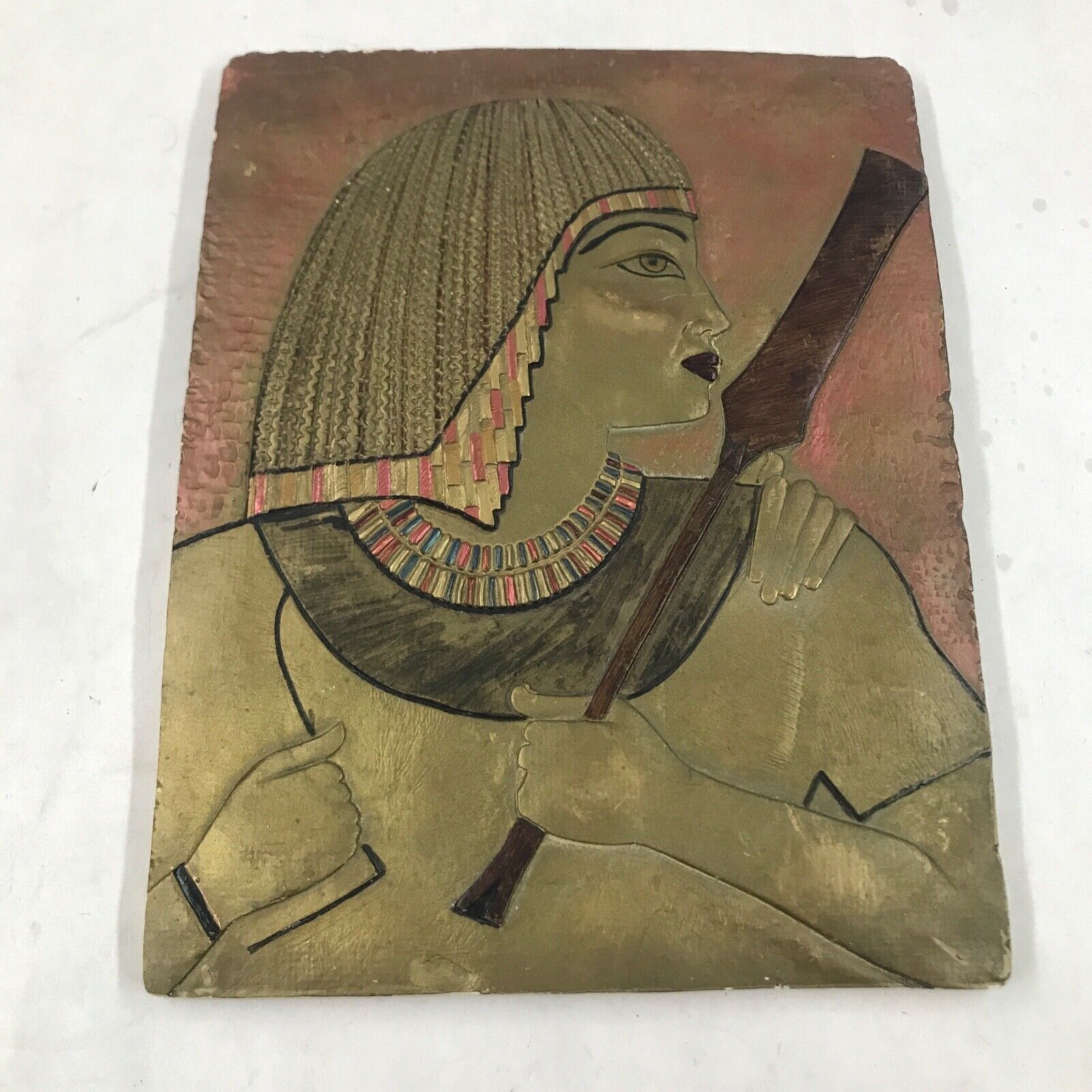 Egyptian Pharaoh Relief Wall Plaque From The Metropolitan Museum of Art