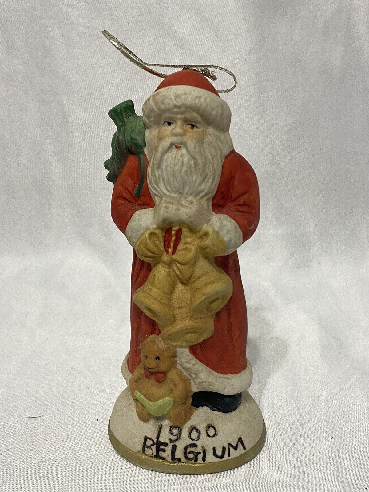 Vintage - 5.5” Santa Claus Belgium 1900 Christmas Figurine Holiday Ornament