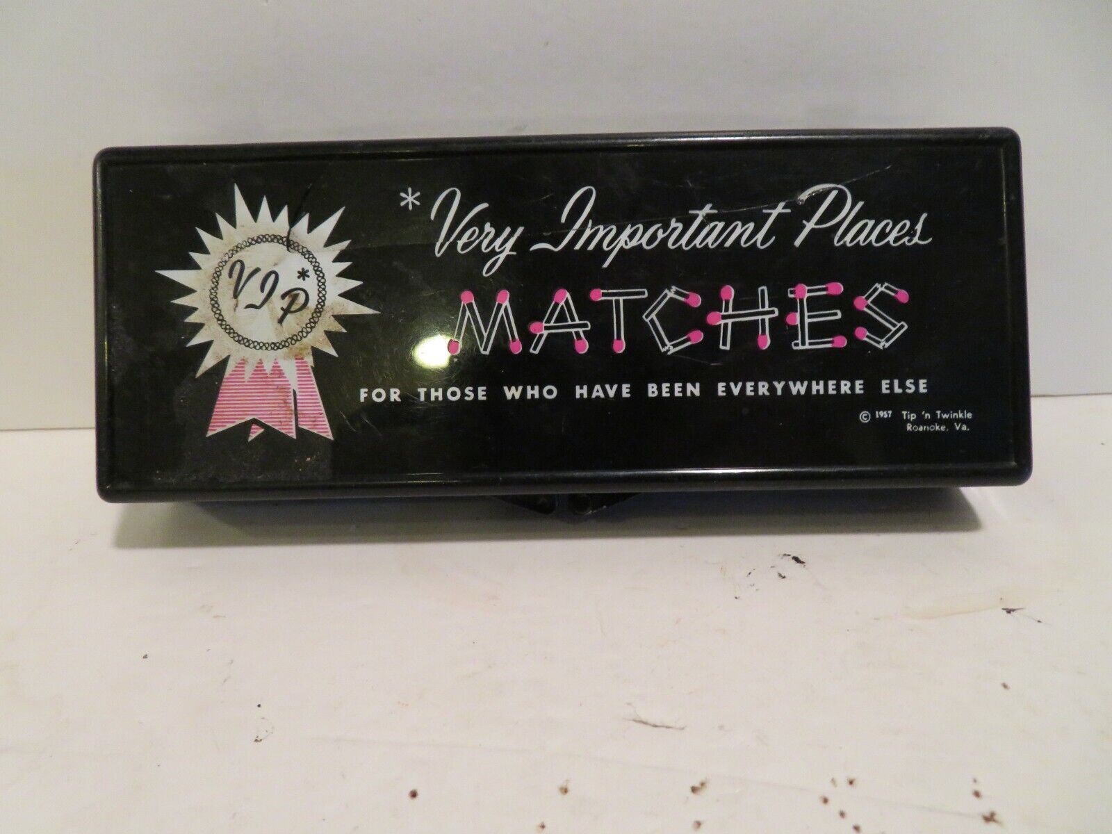 Very Important Places Matches  Vintage 1957  6 MATCHES