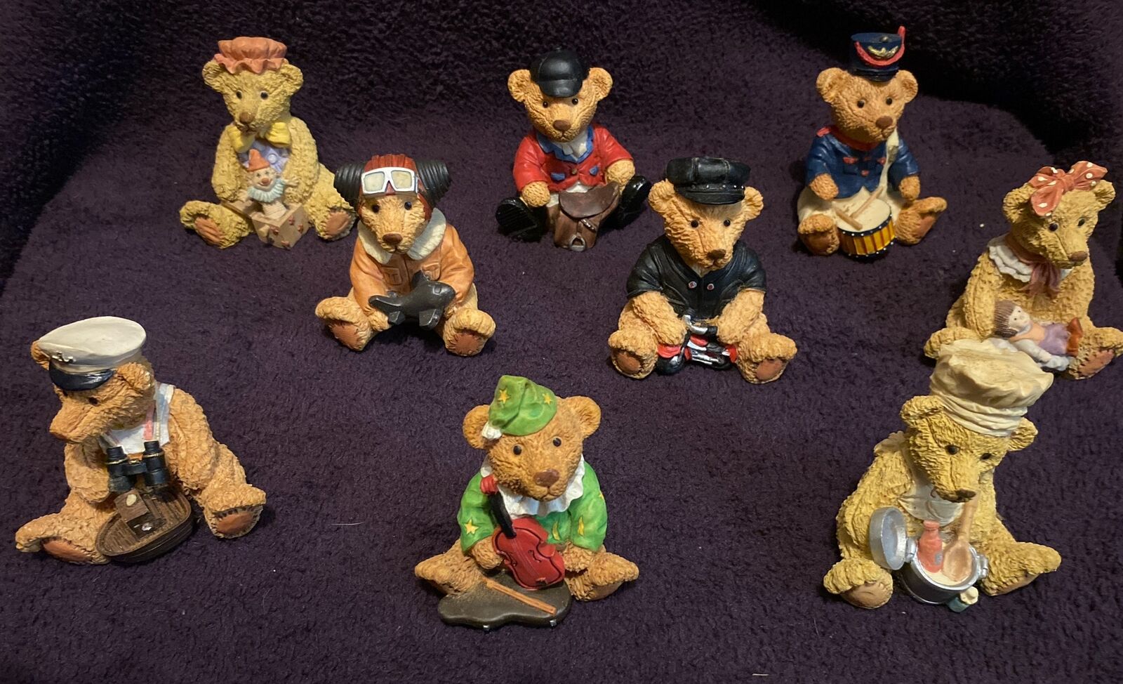 Take Me Home Teddies Set of 9 Figurine Bears