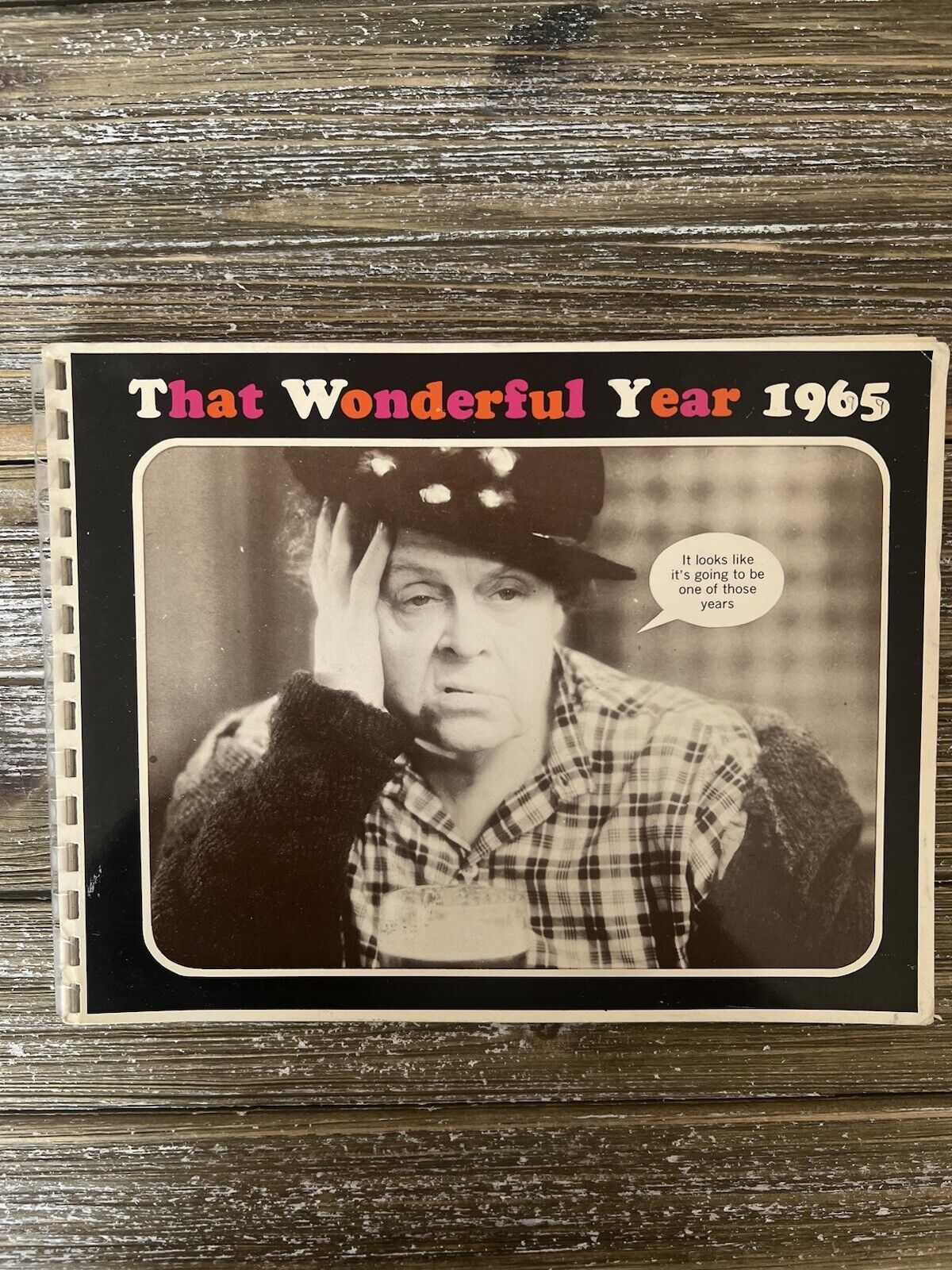 That Wonderful Year 1965 Calendar Hallmark Unused Funny