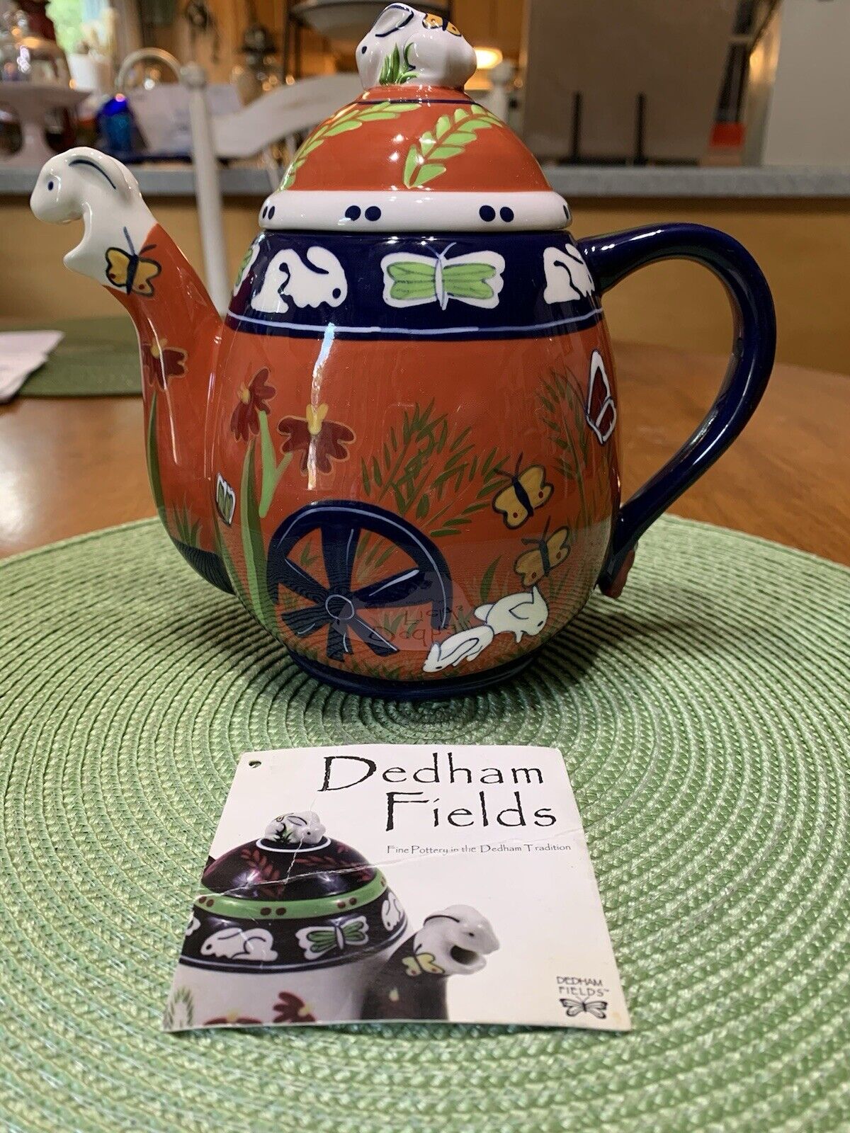 Dedham Fields Bunny Teapot