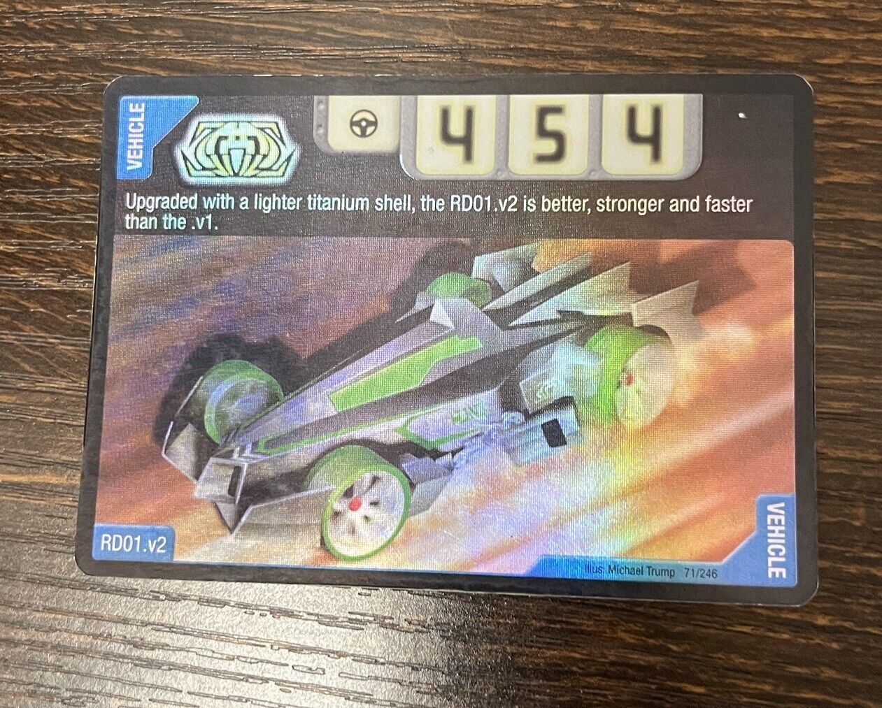 Acceleracers Foil Rd-01.v2 Card 71/246 Collectible Card Game Hot Wheels