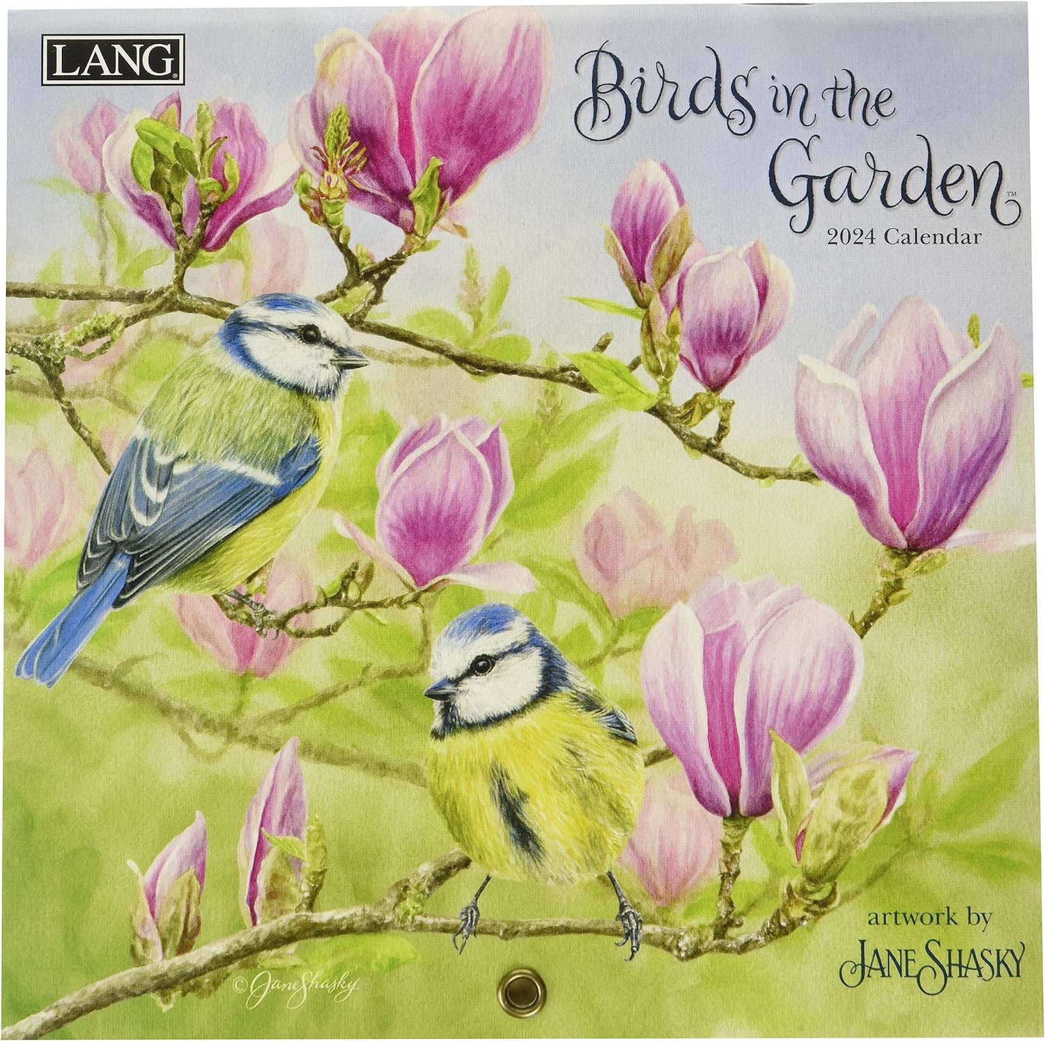 LANG Birds In The Garden 2024 Mini Wall Calendar (24991079268)