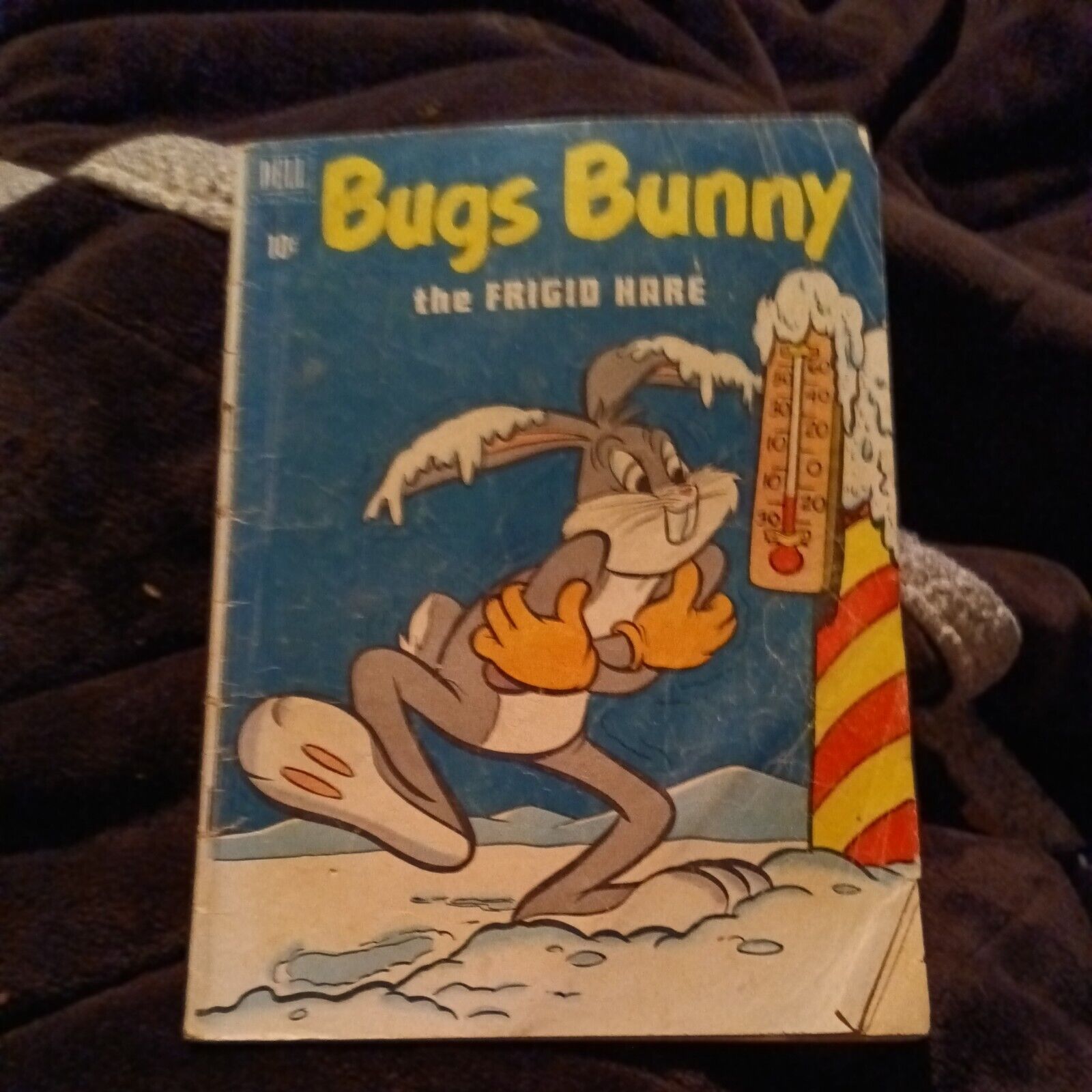 Bugs Bunny comic book The Frigid Hare Dell #347 Aug-Sept. 1951 four color comics