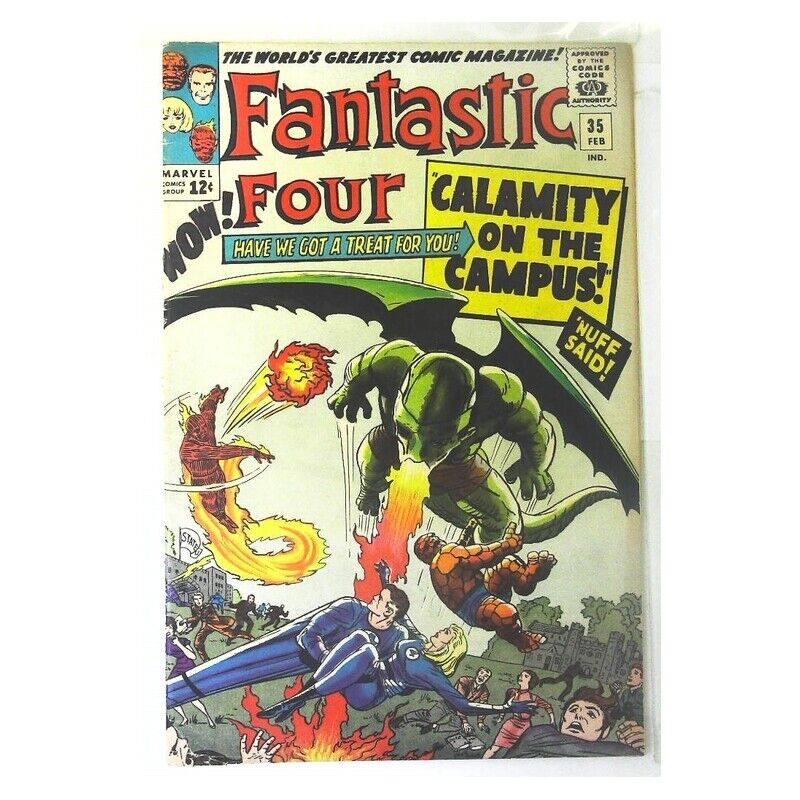 Fantastic Four (1961 series) #35 in Fine condition. Marvel comics [y*
