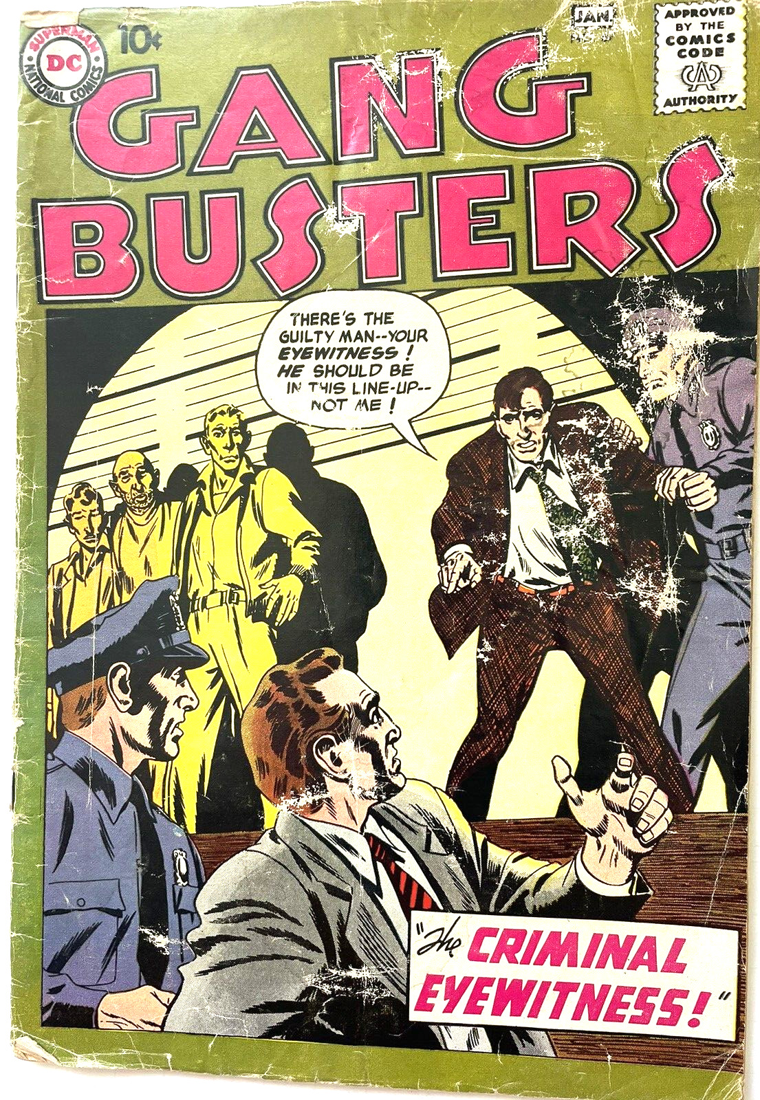Gang Busters #67 1959-DC Comics Last Issue - Crime Stories - Silver Age