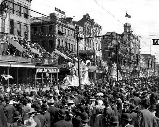 Mardi Gras Rex Pageant #1 Photo 8x10  Louisiana 1907