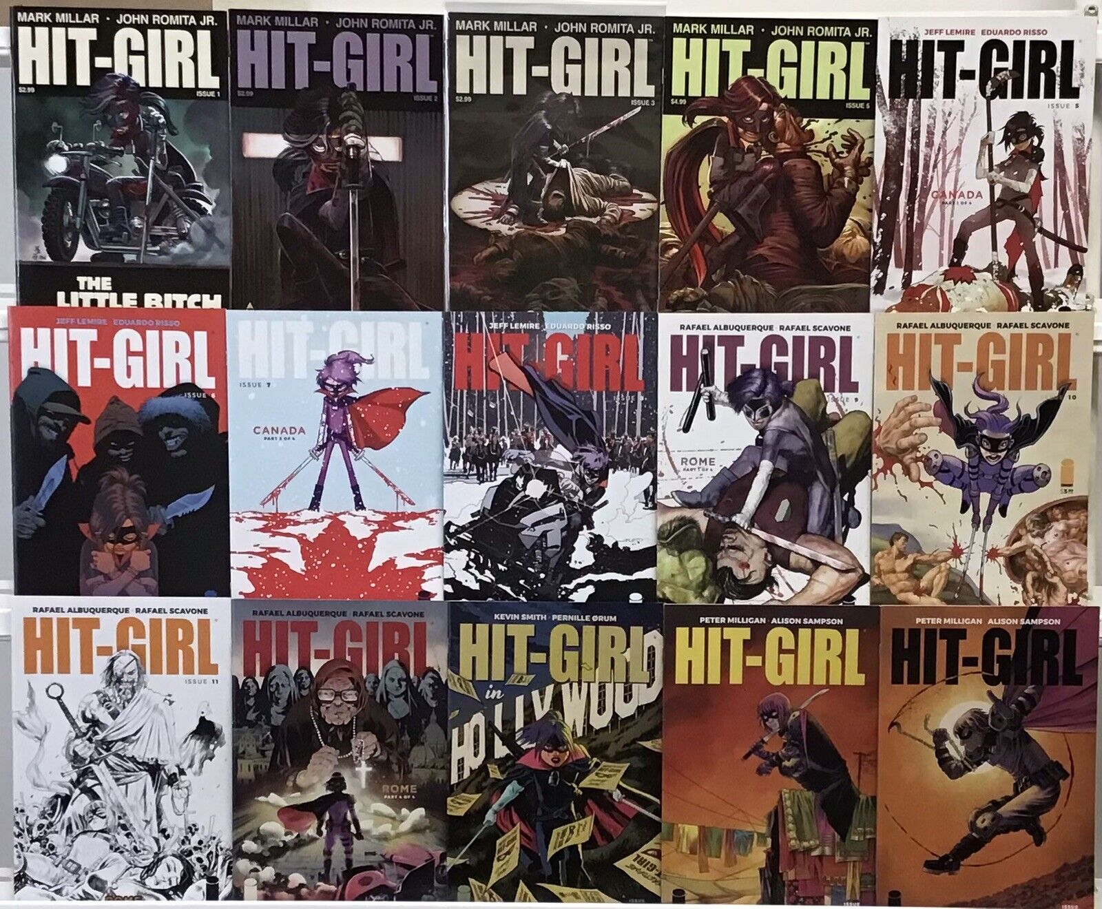 Image Comics - Hit-Girl - Comic Book lot Of 15