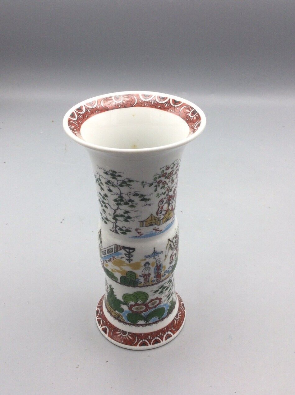Vintage Unter Weiss Bach Porcelain Vase Floral East Germany-EXCELLENT