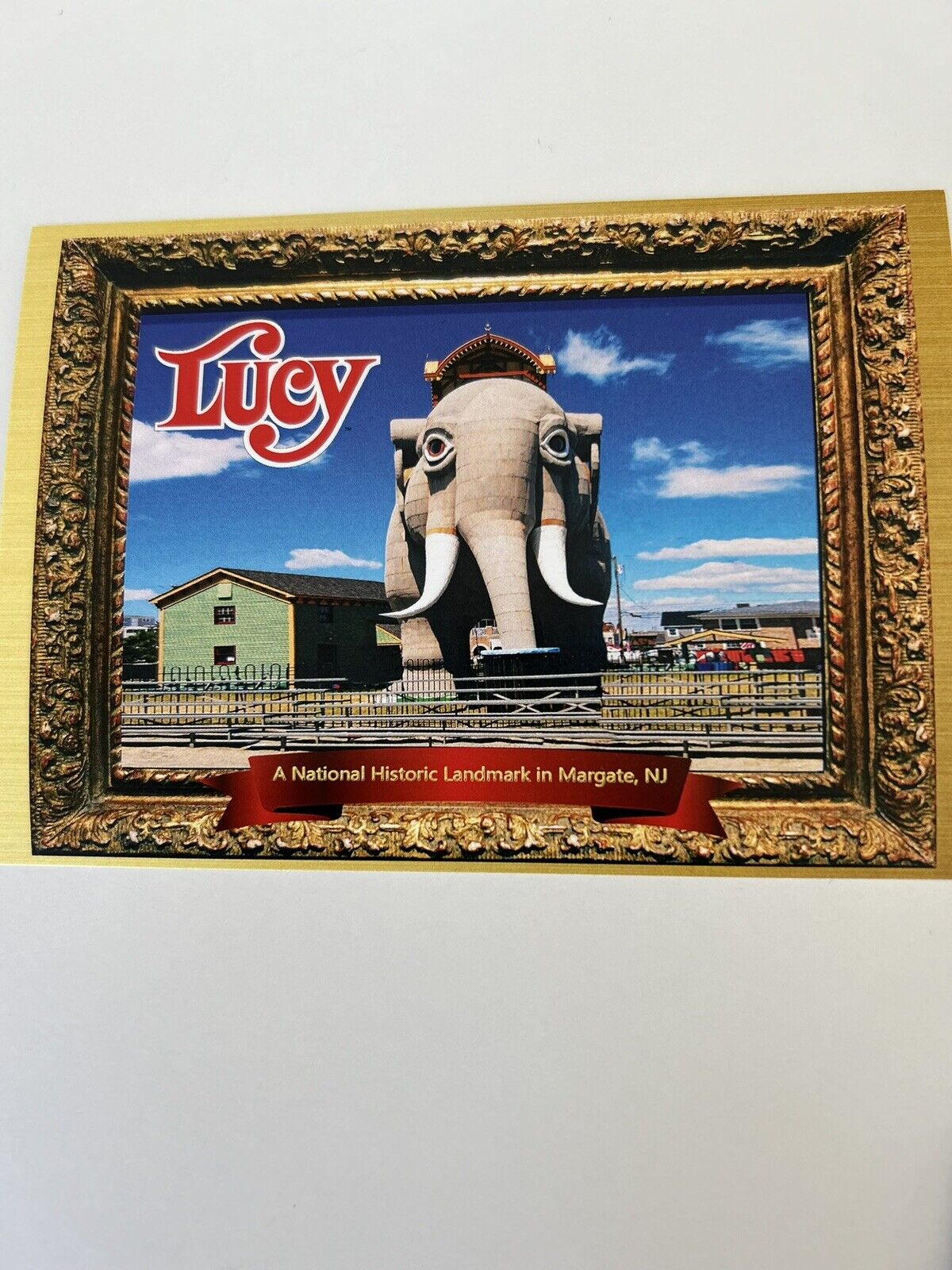 postcard LUCY THE ELEPHANT NEW