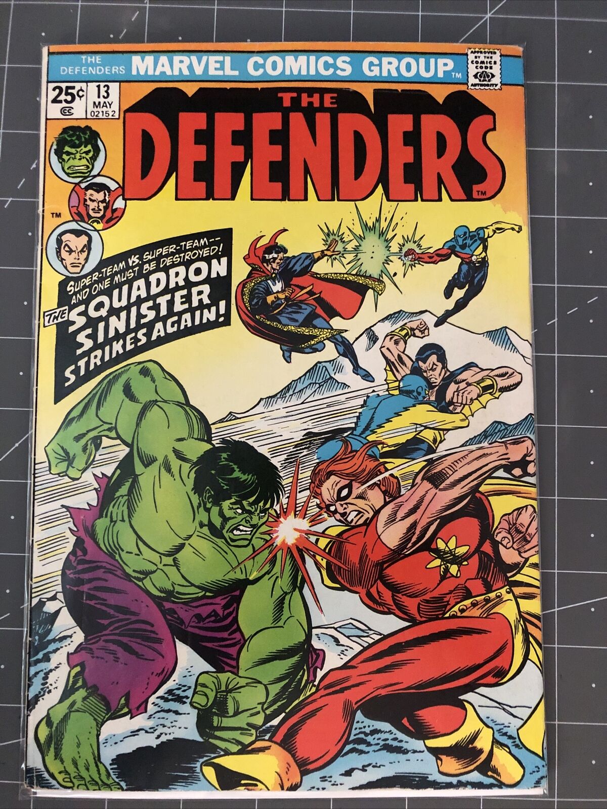 Marvel’s The Defenders #13 Comic Book Squadron Sinister 1st Nebulon ☄️💫☄️(7.0)
