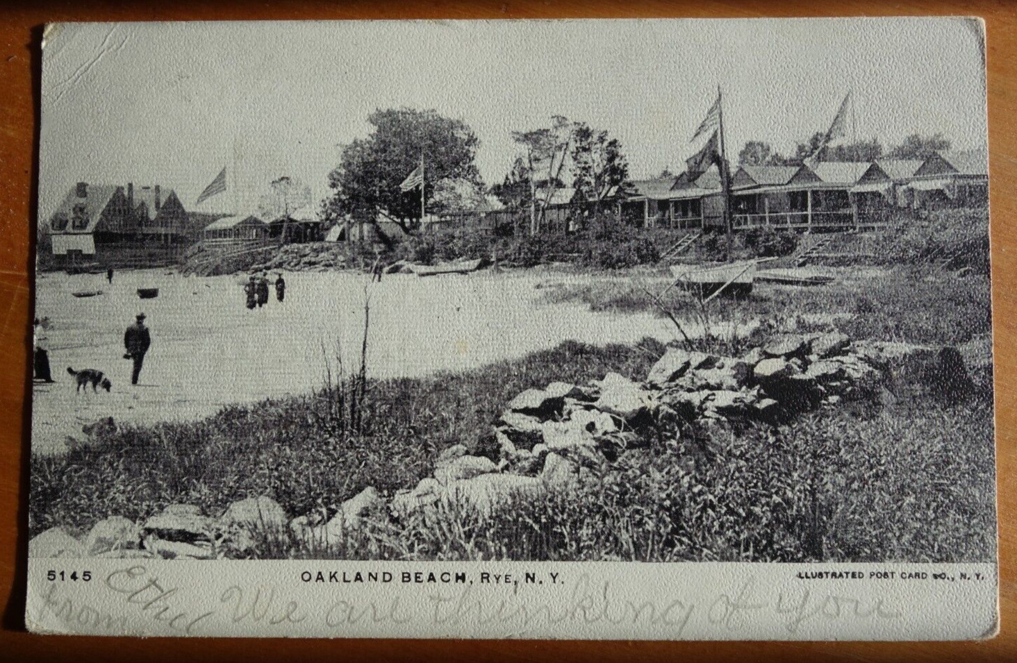 Oakland Beach, Rye NY pmk 1906 postcard