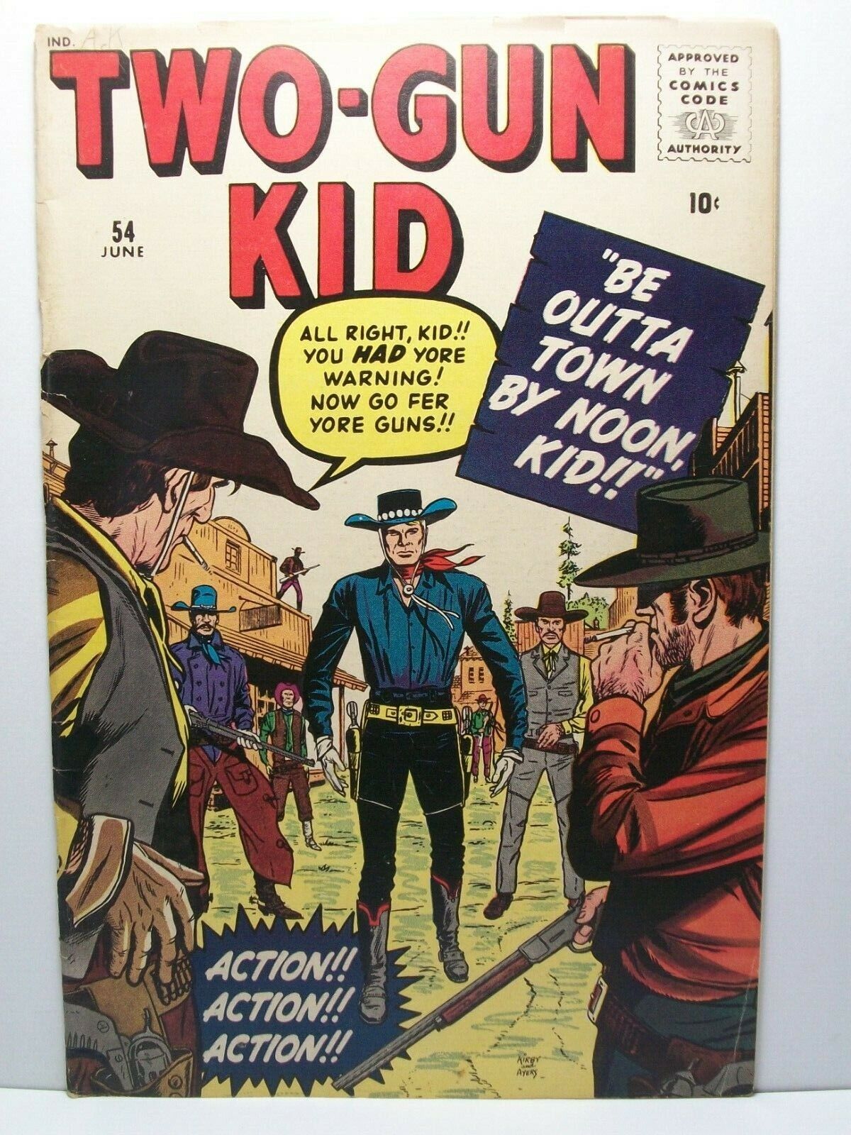 Two-Gun Kid #54 ~ John Severin / Stan Lee (1960, Atlas Comics) ~ 5.0 VG/FN