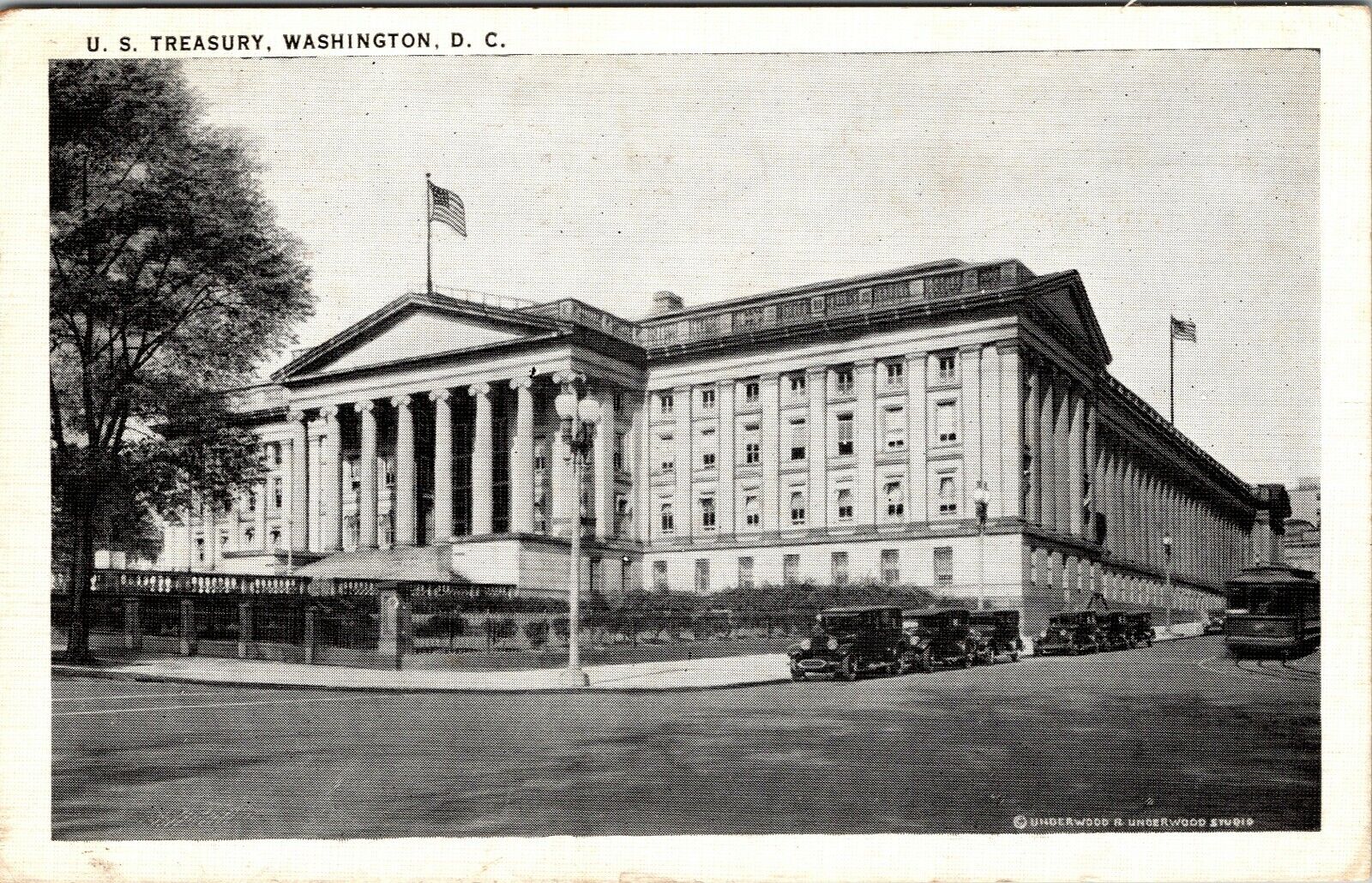 1936 U.S. Treasury Washington D.C Antique Postcard RPPC