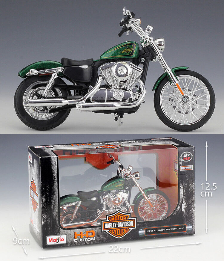 MAISTO 1:12 Harley Davidson 2013 XL 1200V 72 MOTORCYCLE BIKE MODEL Toy Gift NIB