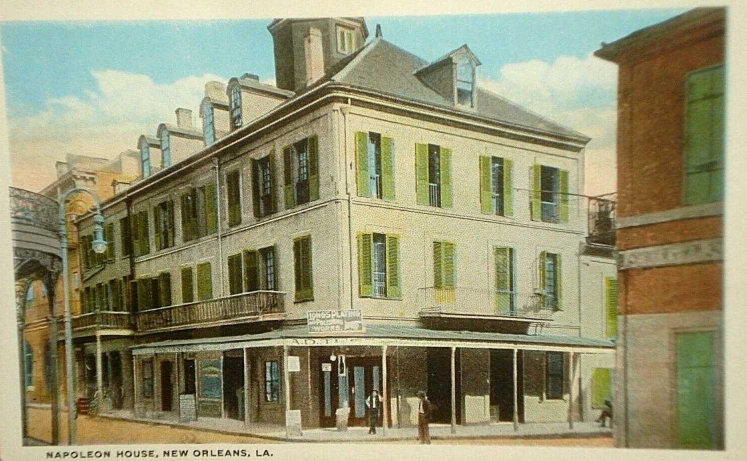 Napoleon House 1920 Postcard New Orleans La American Art