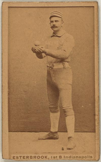 Photo:Dude Esterbrook,Indianapolis Hoosiers,baseball,1887 1