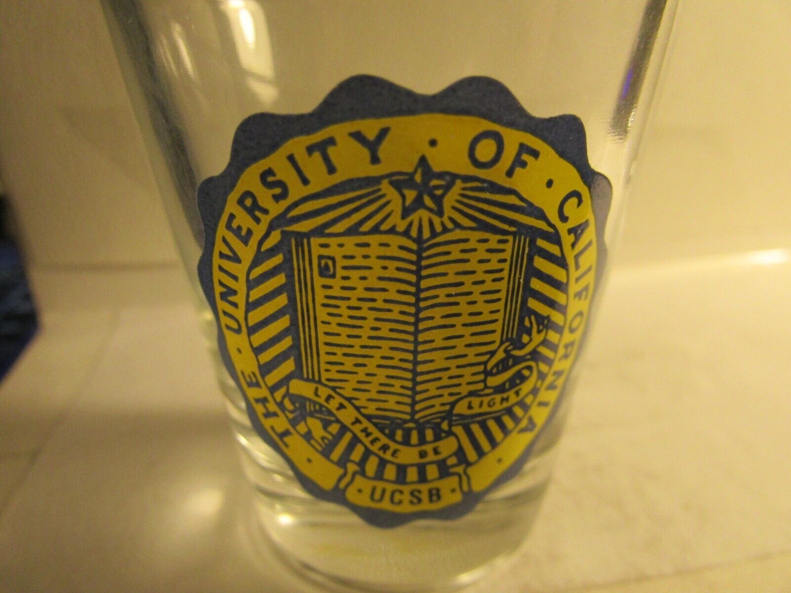 Vintage- University of California-UCSB - standard Shotglass- see pics new