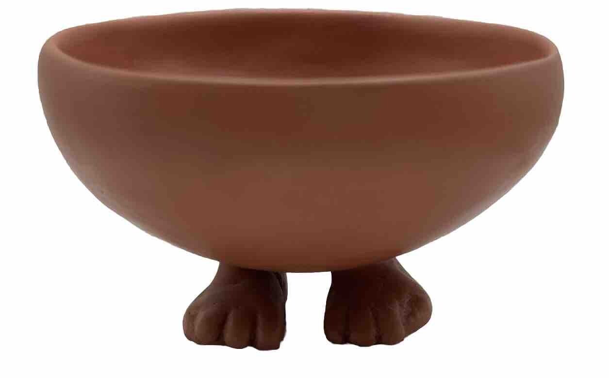 Metropolitan Museum of Art MMA Egyptian Clay Footed Feet Bowl Planter Repro