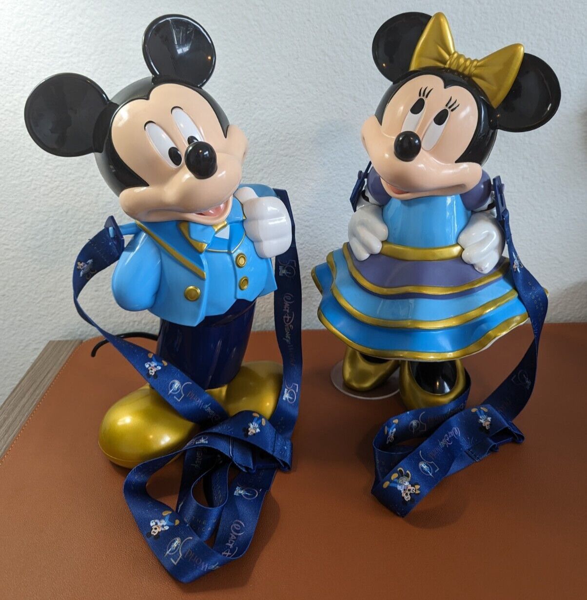 Disney 50th Anniversary Mickey Popcorn Bucket & Minnie Sipper Set