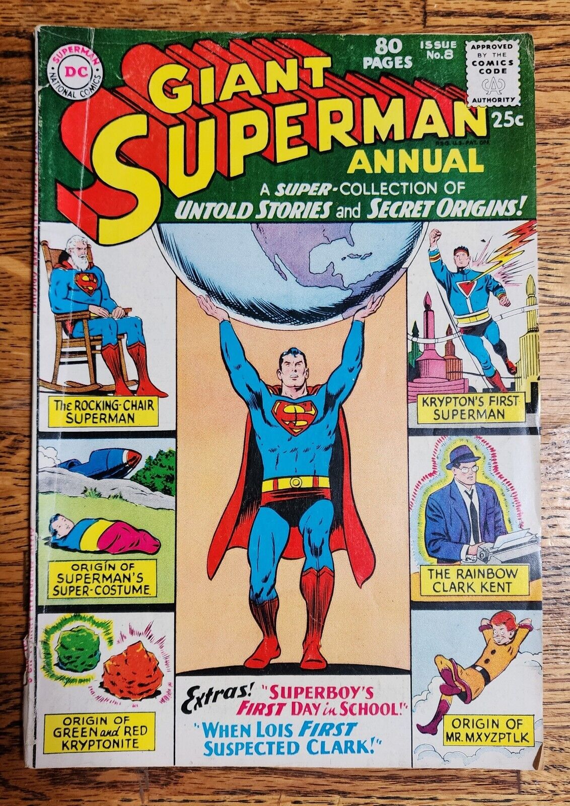 DC Comics-Superman-Giant 80 Pages Annual-Secret Origins-1963-64-No 8