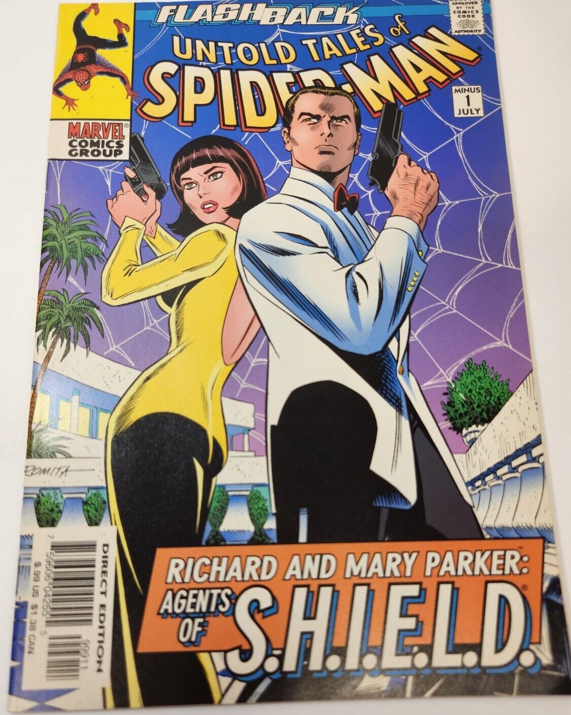 Untold Tales of Spider-Man, Agents of Shield #1 Marvel Comics, 1991 VTG90s, F/VF