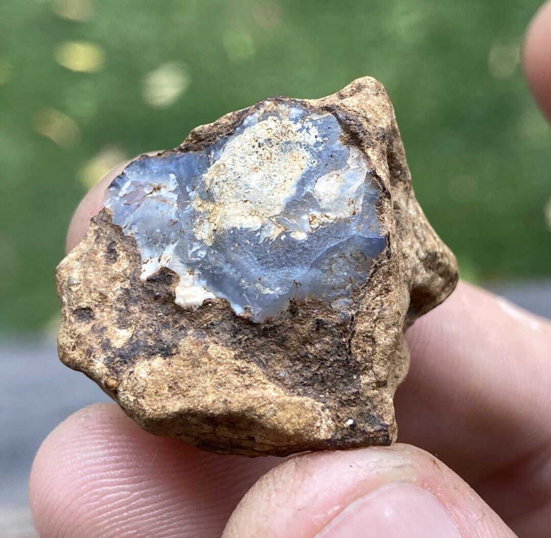 Ellensburg Blue Agate 62.30 Carats Very Rare Gemstone Mineral Specimen Carnelian