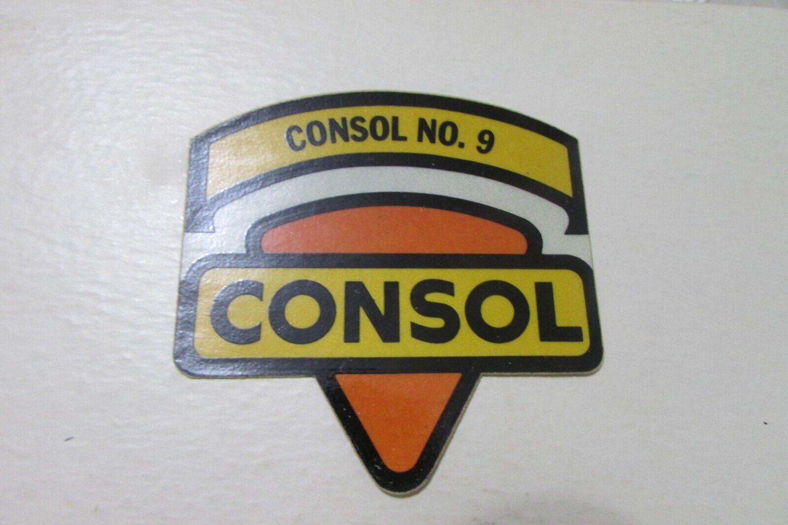 NICE OLDER 1st PRINTING SHIELD CONSOL 9 CONSOL COAL CO. COAL MINING STICKER