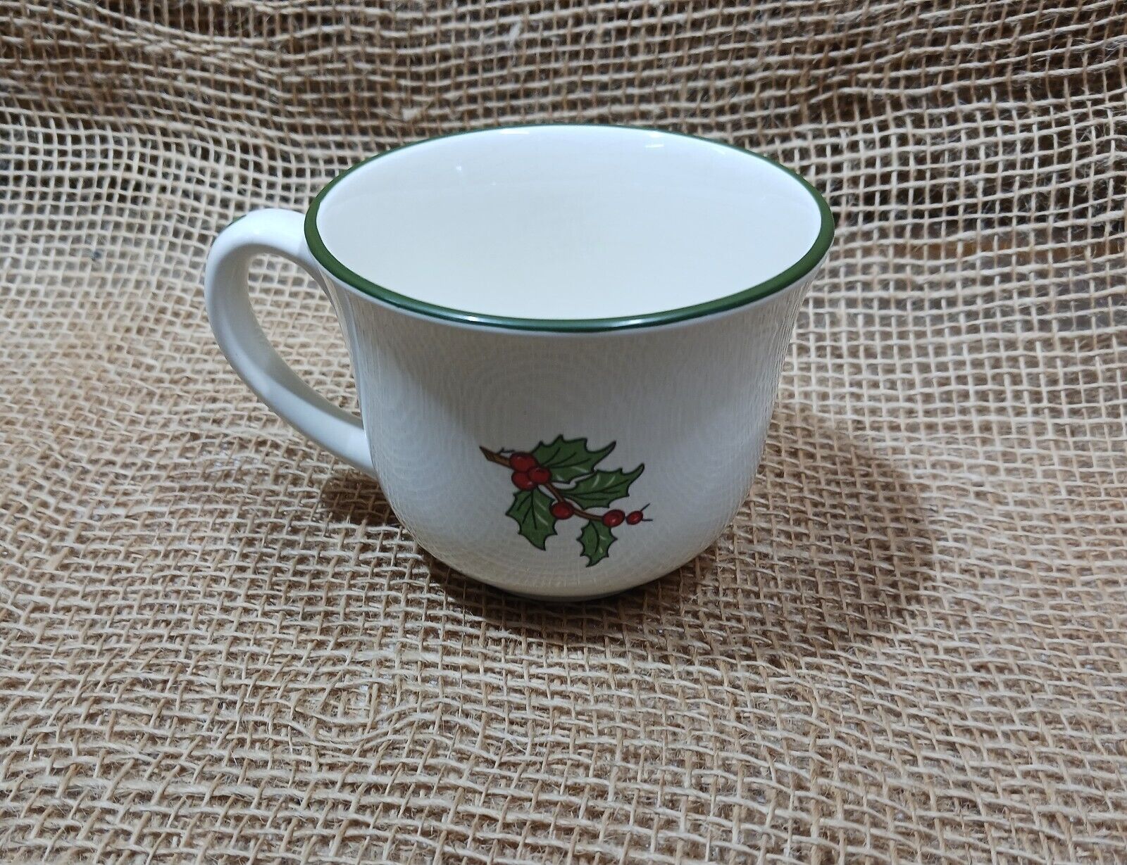 Cuthbertson ORIGINAL CHRISTMAS TREE porcelain cup/mug; brand new, never used