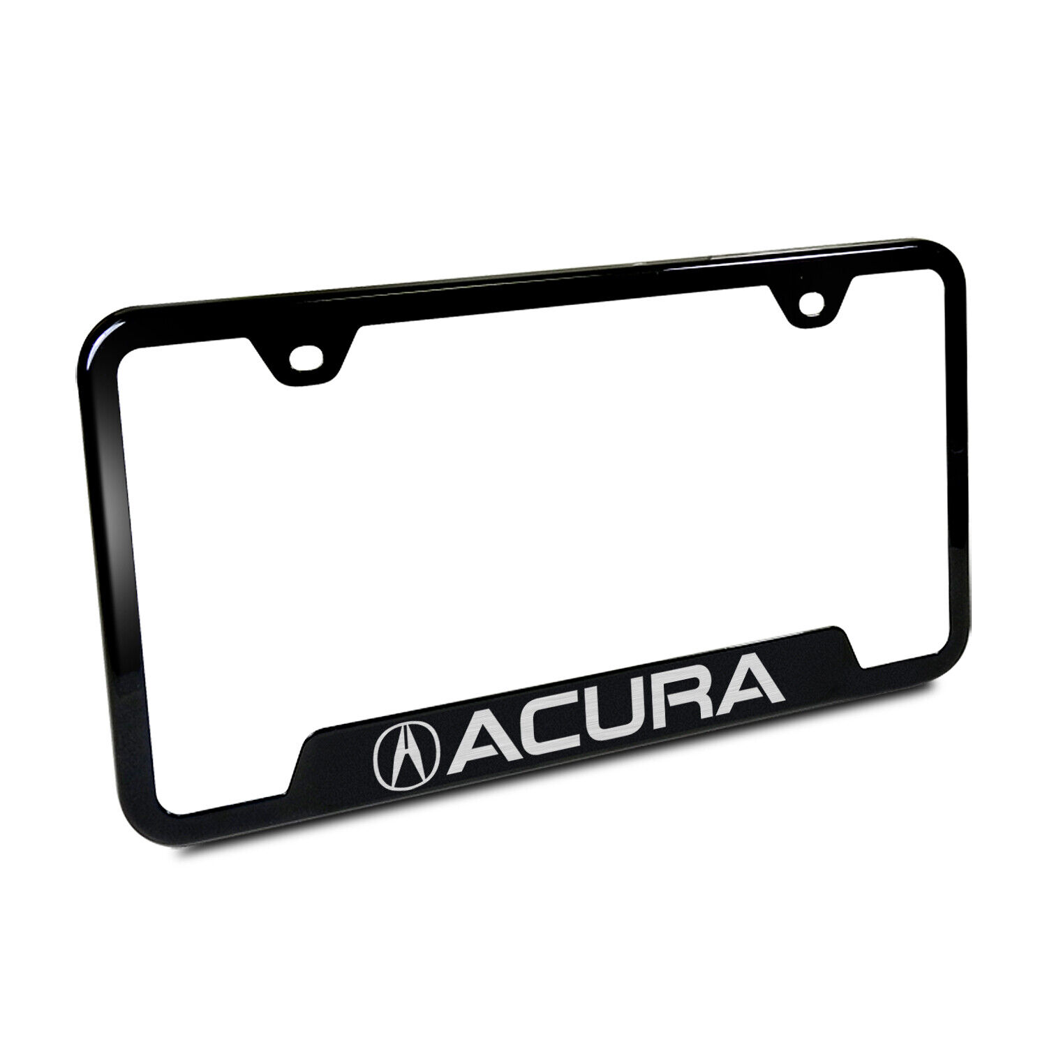 Acura Black Stainless Steel 50 States License Plate Frame