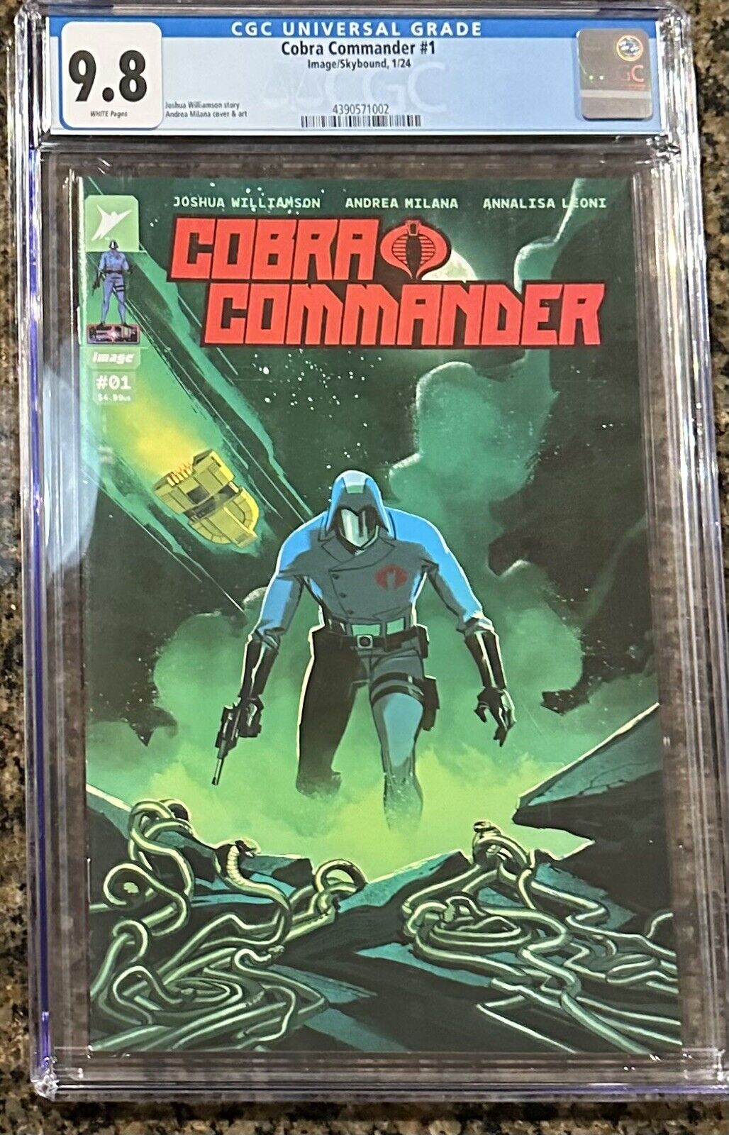 Cobra Commander #1 - Image - Energon Universe - CGC 9.8 - Beautiful Cover