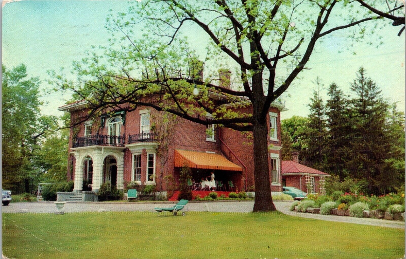 Greenwood Tower Motels And Lodge Port Hope Ontario Canada Postcard L66
