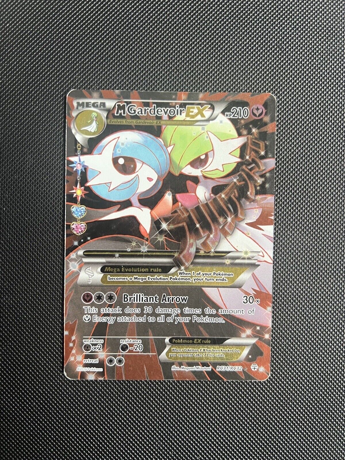Mega M Gardevoir EX RC31/RC32 Generations Ultra Rare Full Art Holo Pokemon Card
